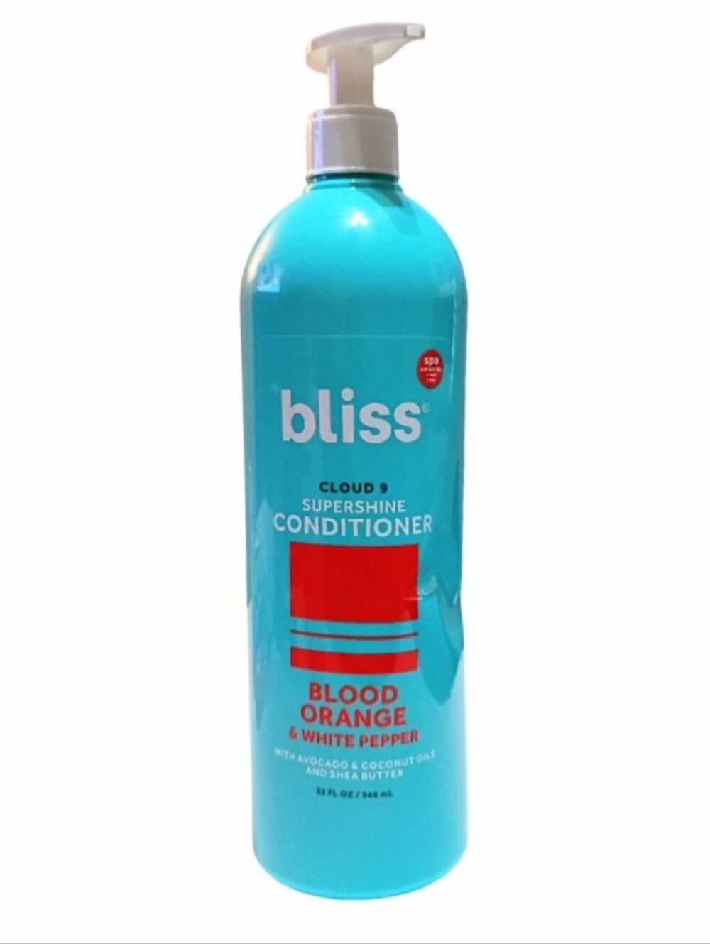 NEW Bliss Cloud 9 Supershine Conditioner 32oz Blood Orange White Pepper Dent